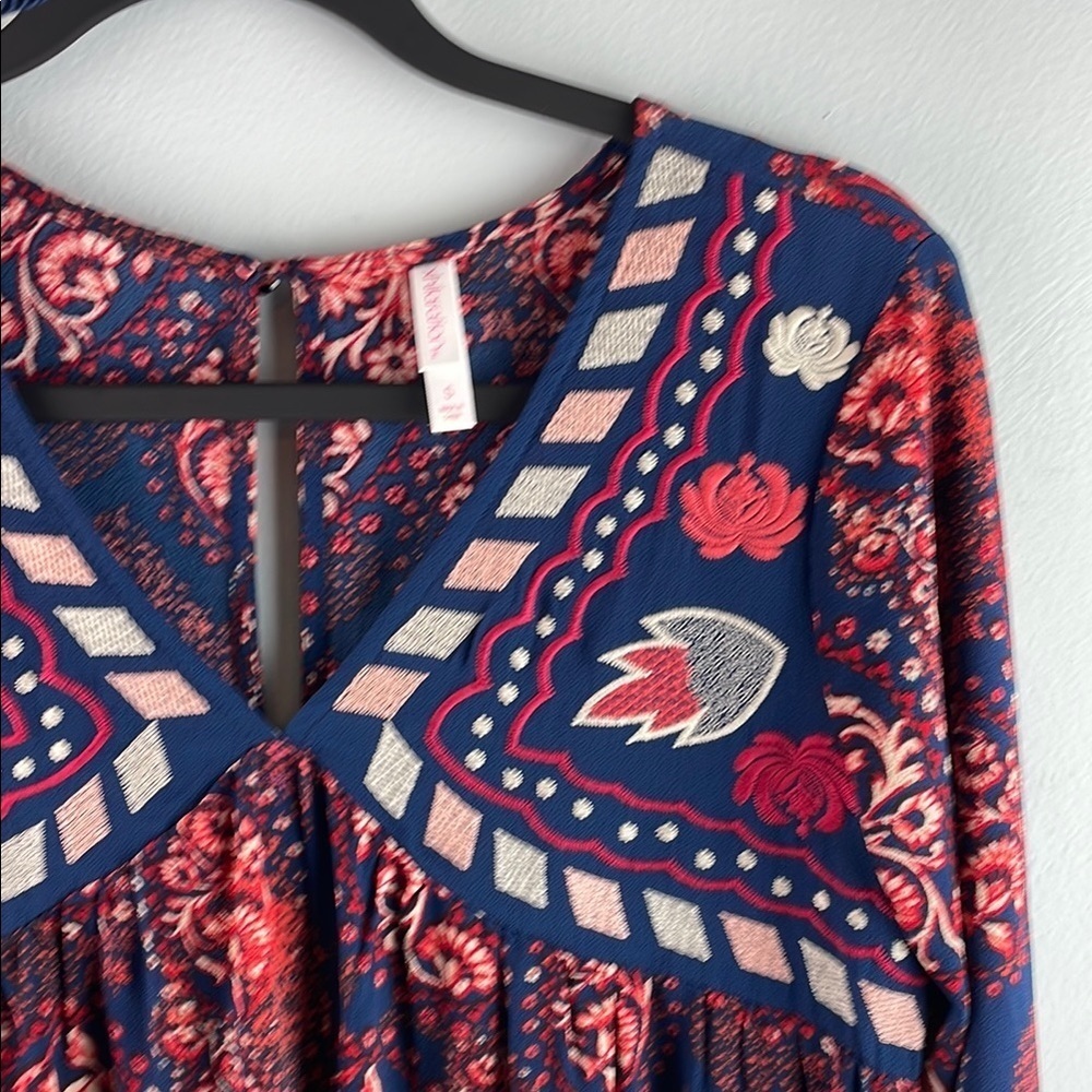 Embroidered Boho Dress Size S